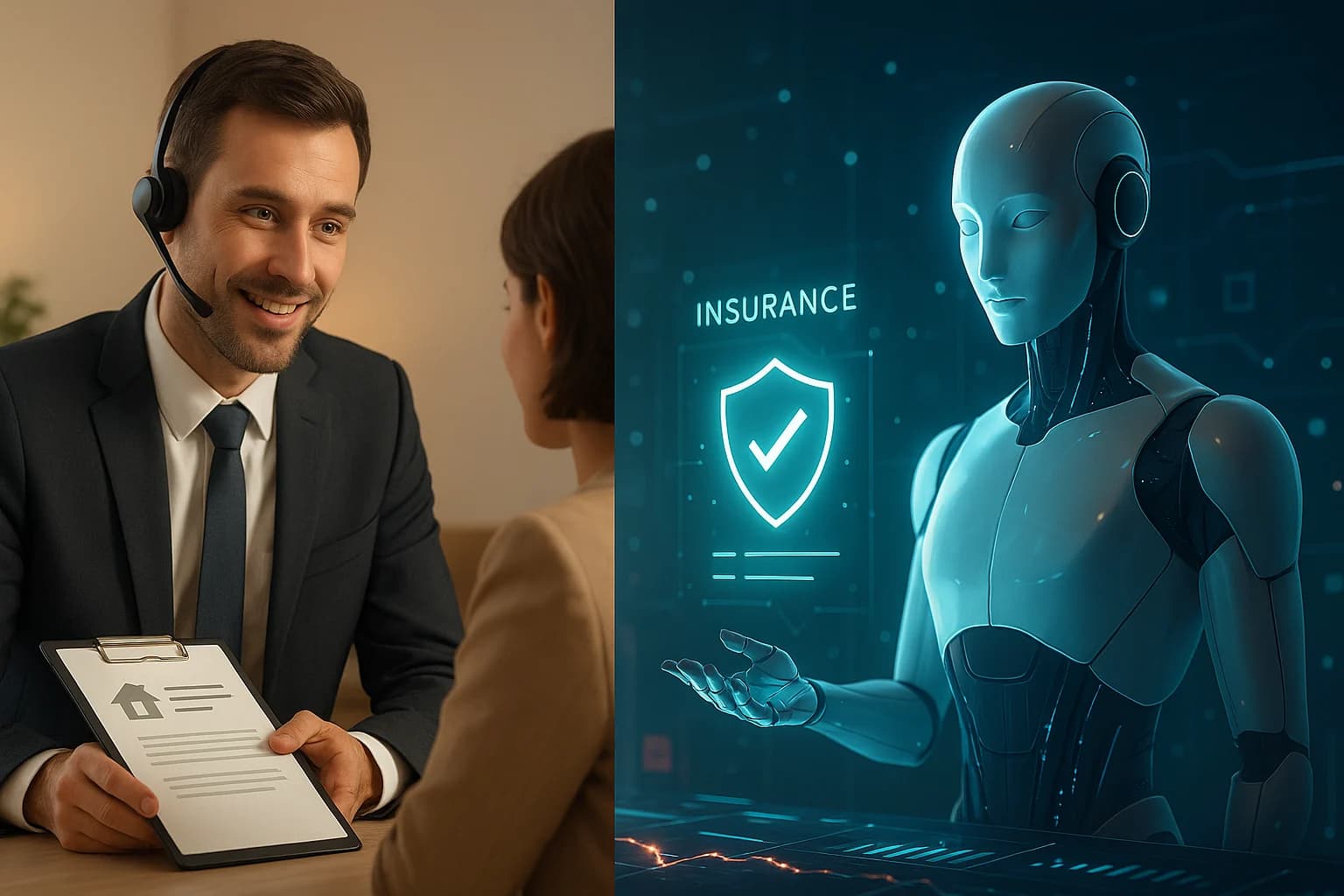 The Customer Service Transformation: Insurance Agents (Human) vs AI Agents
